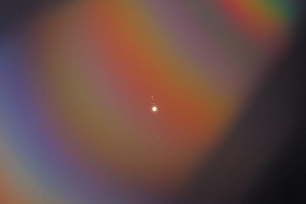 Jupiter in Chromatic Aberration